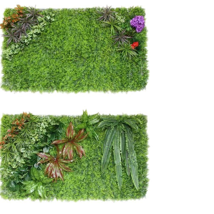 Artificial Plant Wall Grass Plastic Material Green Decoration Fake Plants for Living Room TV Wall Background Green Wall