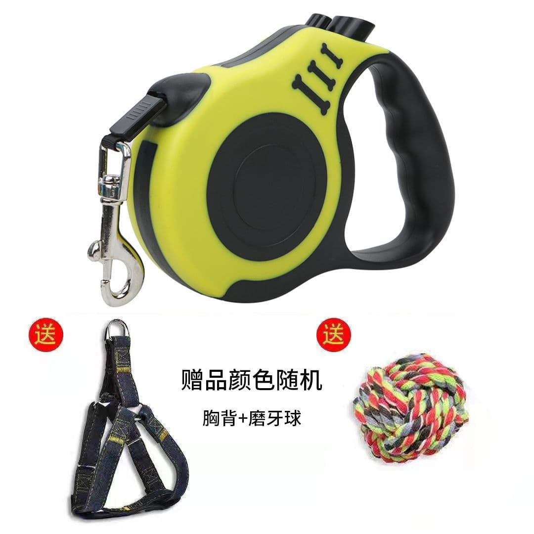 Automatic Retractable Dog Leash, Dog Chain, Teddy Puppy Harness, Pet Leash for Small, Medium and Large Dogs