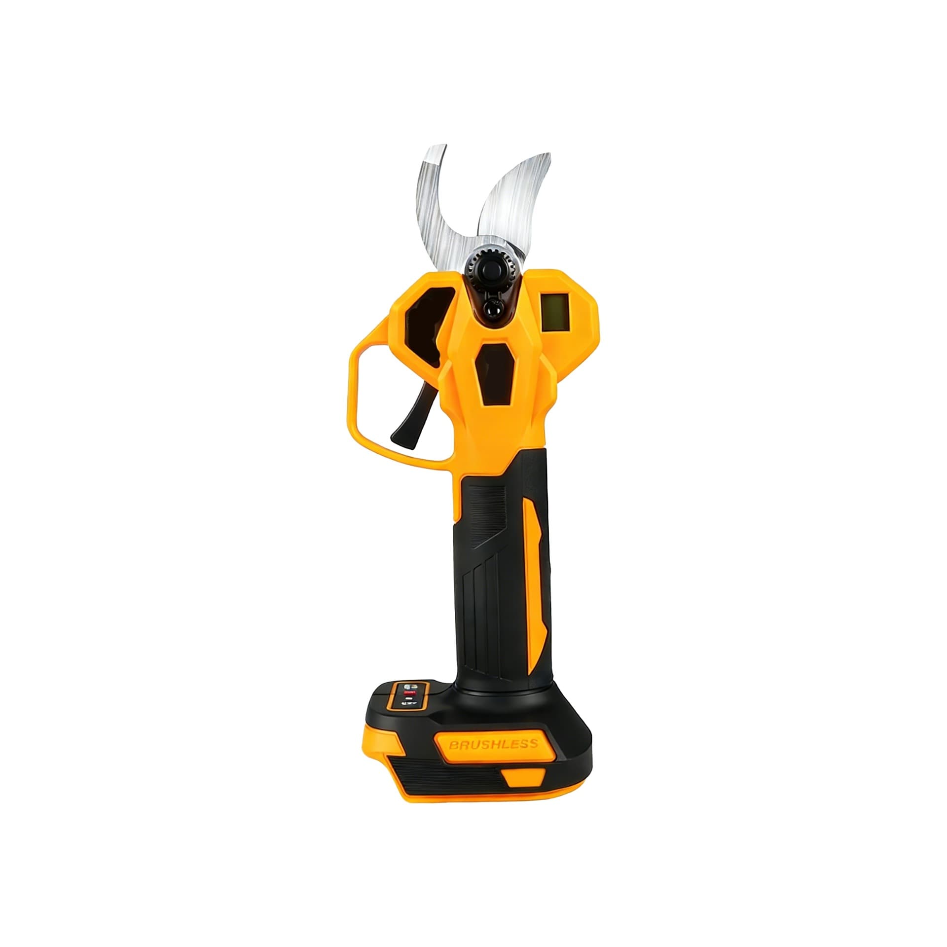 Cross-border hot-selling brushless lithium battery electric pruning shears for parks and orchards, with digital display and powerful power tools