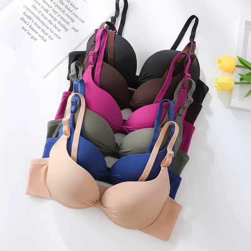 Factory Direct Southeast Asia Push-Up Fashion Women's Bra Breathable Smooth Multi-Color Sexy Underwire Bra Cross-Border