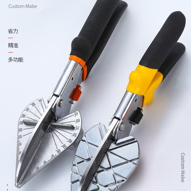 Cross-border Angle Scissors Wire Groove Shears Electrician Scissors Woodworking Clip Strip Special 45 Degree Edge Banding Angle Cutter
