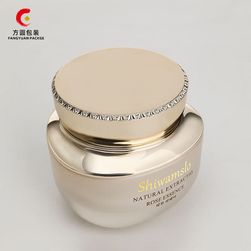 Triangle Cosmetic Glass Bottle 20g Eye Cream 50g Cream Jar