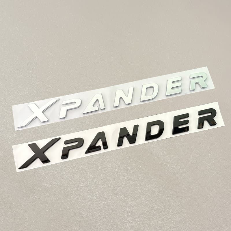 For Mitsubishi XPANDER Hood Emblem English Letter Badge Front Rear Trunk Emblem