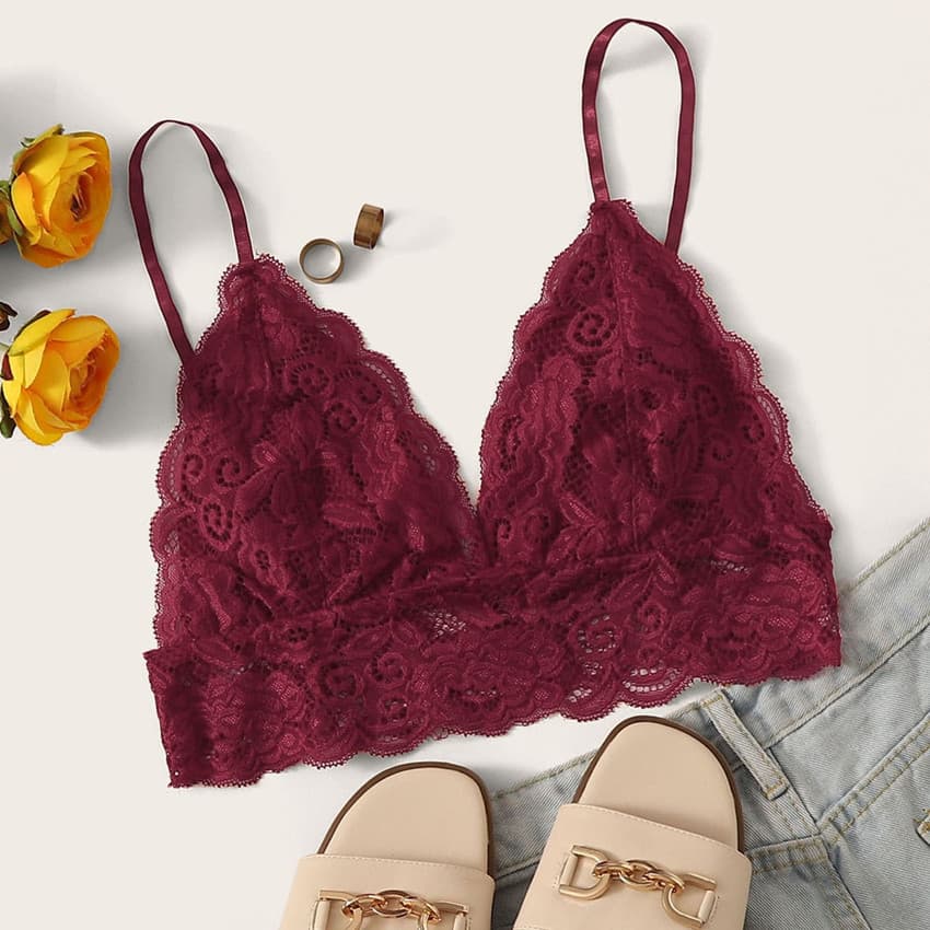 2022 New European and American Style Lace Bra, Sexy Suspender Three-Piece Lingerie Wholesale and Dropshipping