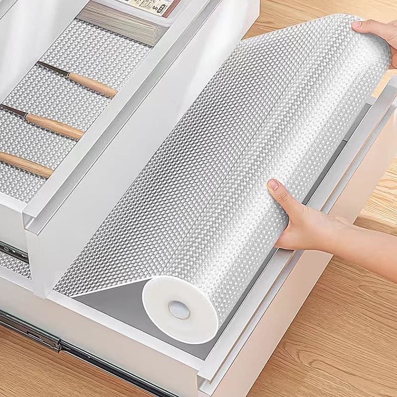 Eva Food-Grade Thickened Drawer Moisture-Proof Mat, Cabinet Oil-Proof and Waterproof Drawer Liner, Refrigerator Shoe Cabinet Mat, Can Be Cut to Size