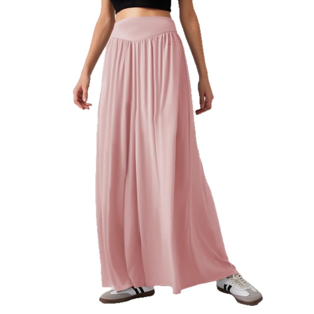 2025 New Loose Dance Pants Women's Casual Draped Trousers Amazon Bestseller High-Waist Wide-Leg Pants Summer
