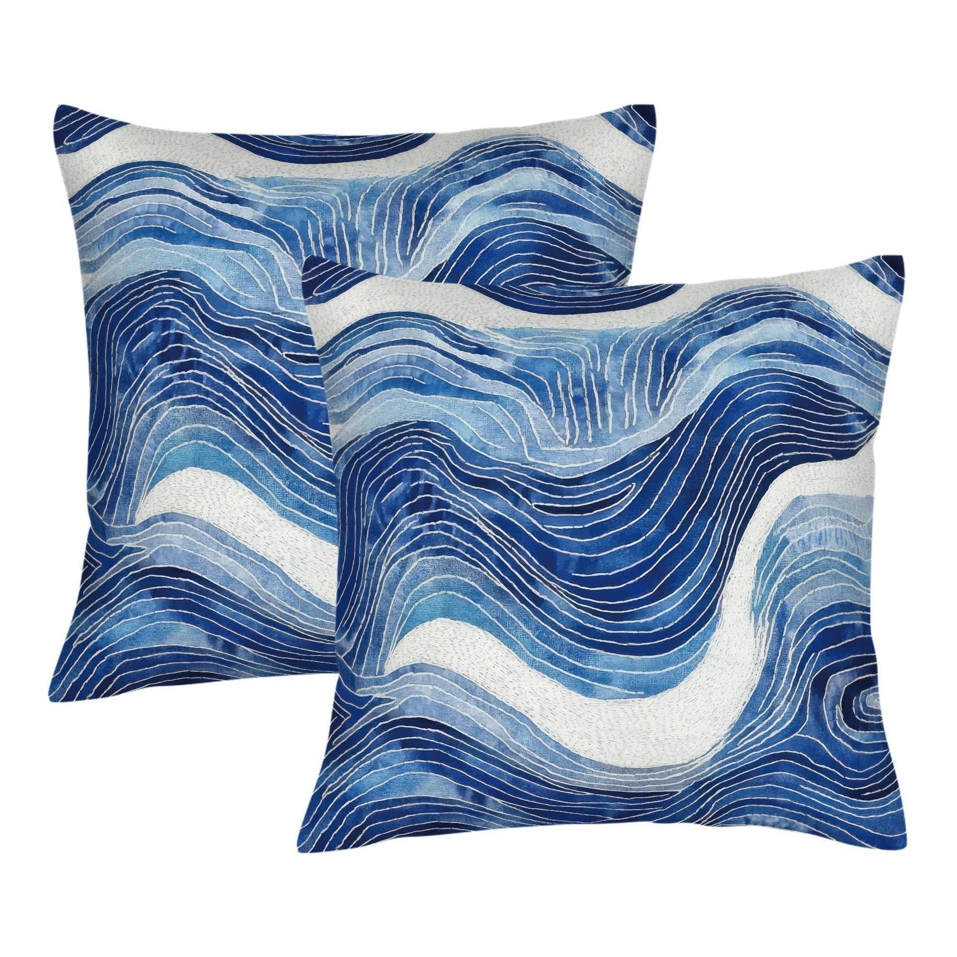 Cross-border trade, beach-themed digitally printed cushions, creative gifts, removable and washable, factory direct sales.