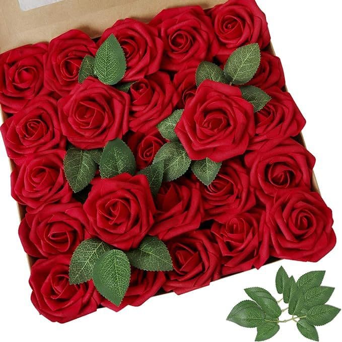 Hot-selling Valentine's Day boxed flower gift boxes, artificial flower boxes, wedding DIY bridal bouquets, proposal bouquets, wholesale.
