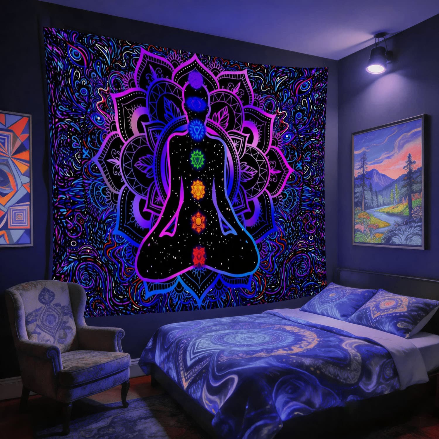 Cross-Border Amazon Home Decor Printed Tapestry Bedroom Room Background Cloth Living Room Wall Hanging Cloth Dropshipping