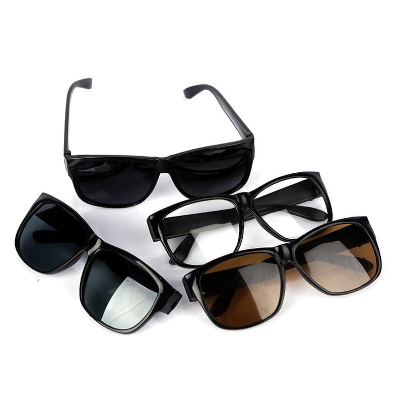 Factory Supply 5018 Model Electric Welding Glass Lens Safety Protective Glasses, Impact-Resistant Flat Lens for Welders