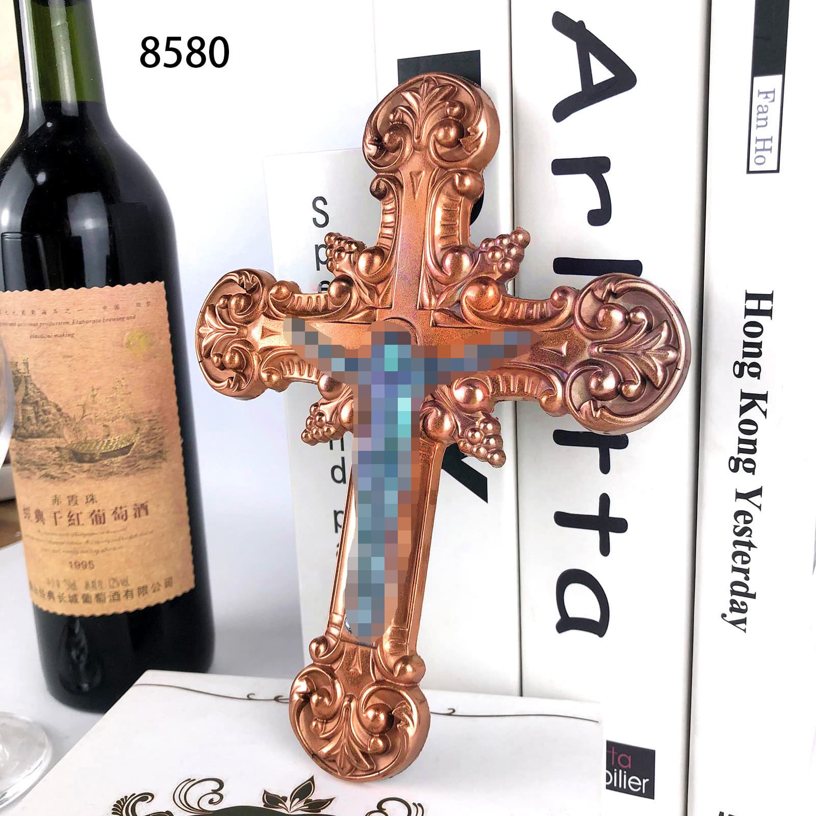 Cross Wall Hanging Glue Mold DIY Wall Decoration Pendant Ornaments Semi-Stereoscopic Cross Silicone Mold
