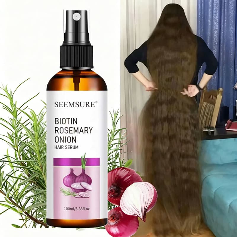 Hair Spray Onion Hair Essence Spray Strengthening Smoothing No-Rinse Spray