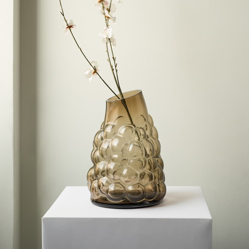 Creative Icelandic glass vase ornaments ins style guest restaurant bedroom vase flower arrangement high-level atmosphere decorations