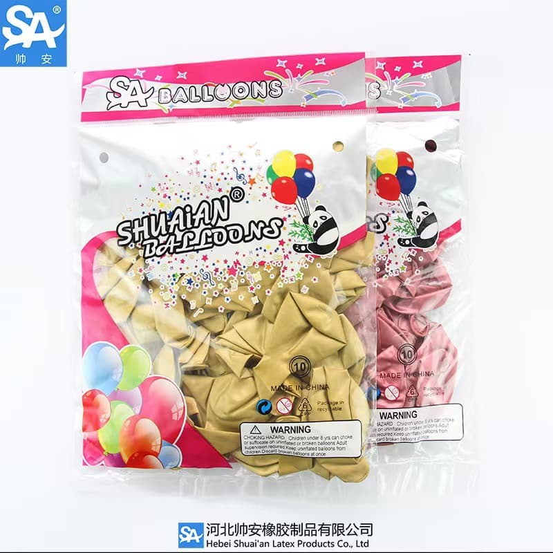 Amazon Cross-border 12 inch 2.8g Metallic Balloons Wedding Party Decoration Birthday Party