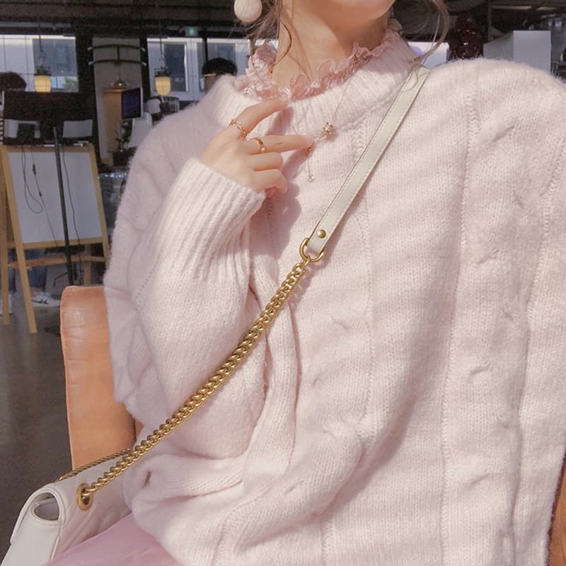 Soft Milk Blue Japanese Plus Size Sweater Women 2025 Spring Autumn Winter New Cozy Loose Outerwear Pullover Knit