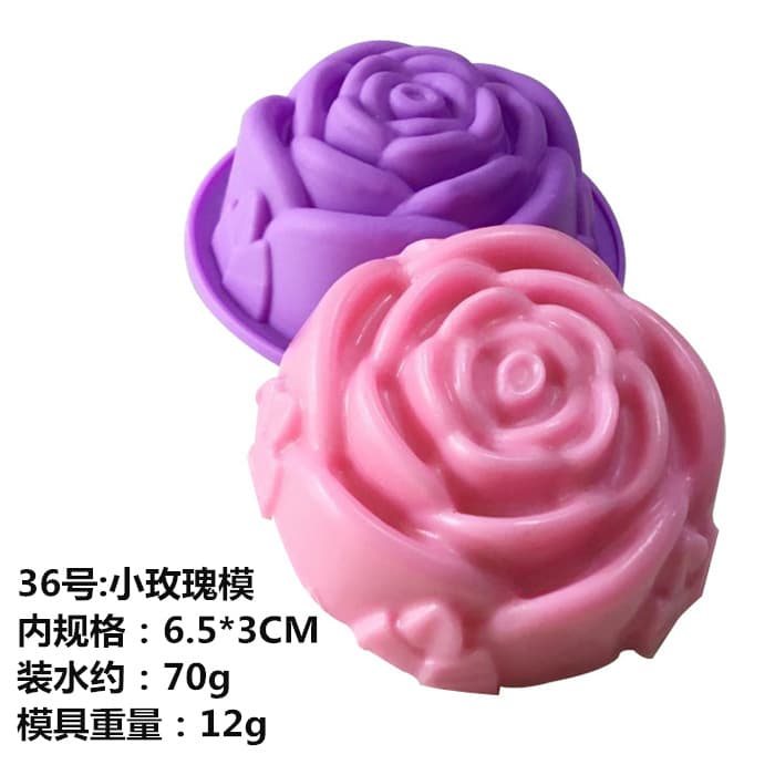 Single Hole Handmade Soap Mold Korean Small Soap Mold Squeeze Plaster Doll Breast Milk Soap Mold Square Round Heart Shape