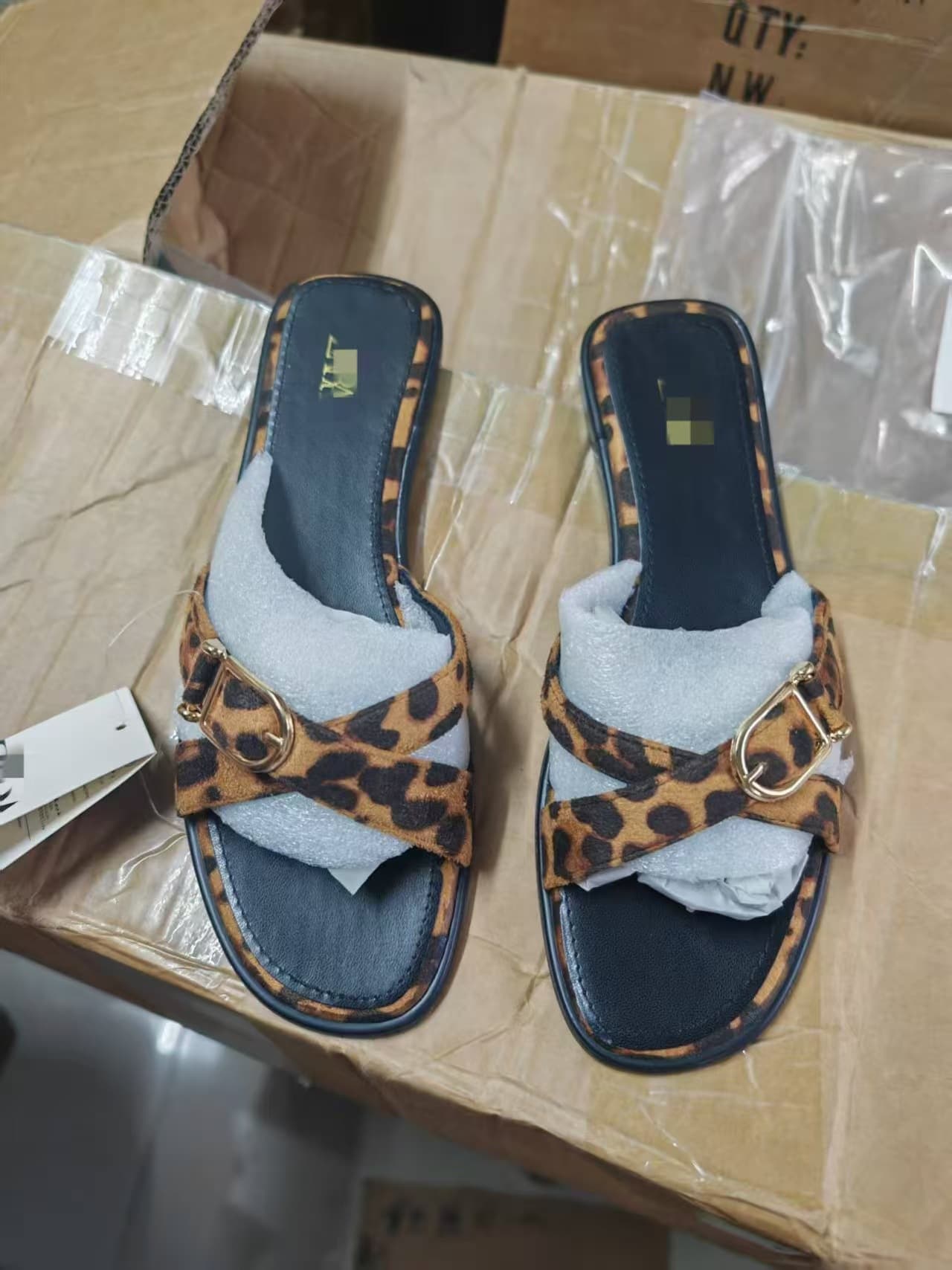 LadiesSilppers Women's Shoes 2026 Spring/Summer Cross-Border African Versatile INS Style Comfortable ZA Home Flat Slippers