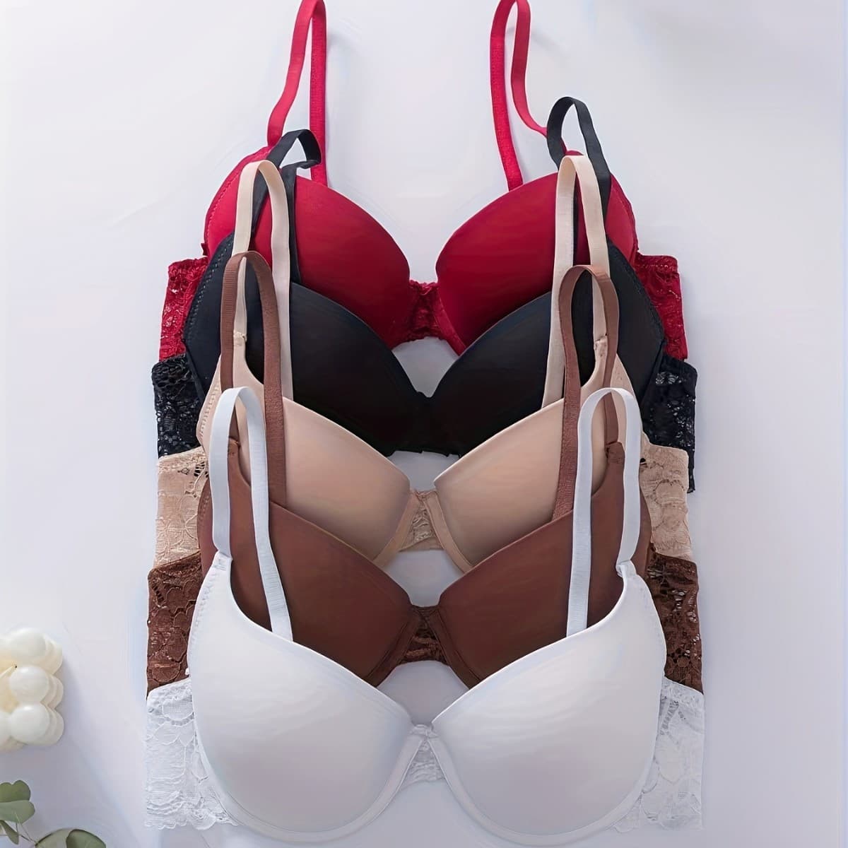 Tume Lingerie Bra Amazon Bestseller Hot-Selling Underwire Style Pure Desire Adjustable Shoulder Straps Push-Up French Style