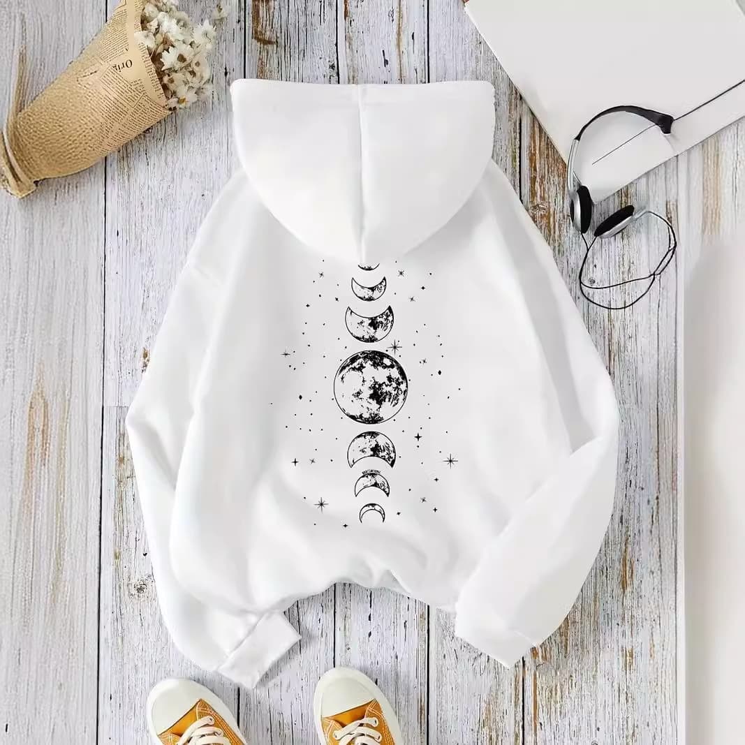 2024 Cross-Border AliExpress Amazon eBay Independent Website Women's European and American Printed Crew Neck Sweatshirts - All Pieces Available