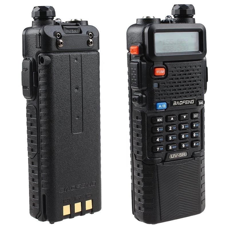 Baofeng UV-5R walkie-talkie series high-power handheld radio with 3800mAh Baofeng large-capacity extended and thickened battery