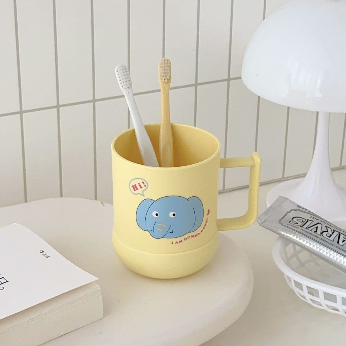 High-Quality Toothbrush Cup, Stylish Rinsing Cup for Couples, Family of Three, Student Dormitory Use