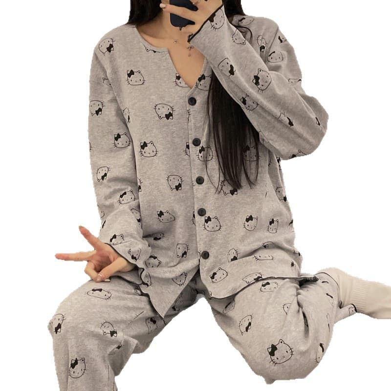 Xiyue Spring/Summer 2026 New Maternity Nursing Cardigan Pajamas with Chest Pads in Ice Silk Cotton for Pregnant Women
