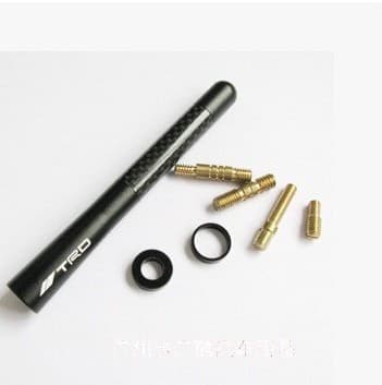 Suitable for Mercedes-Benz Smart small metal carbon fiber antenna receiver, short antenna for radio reception in cars.