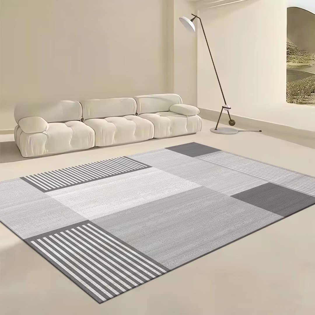 Home carpet, crystal velvet, living room coffee table carpet, bedroom indoor non-slip modern minimalist carpet, manufacturer wholesale.