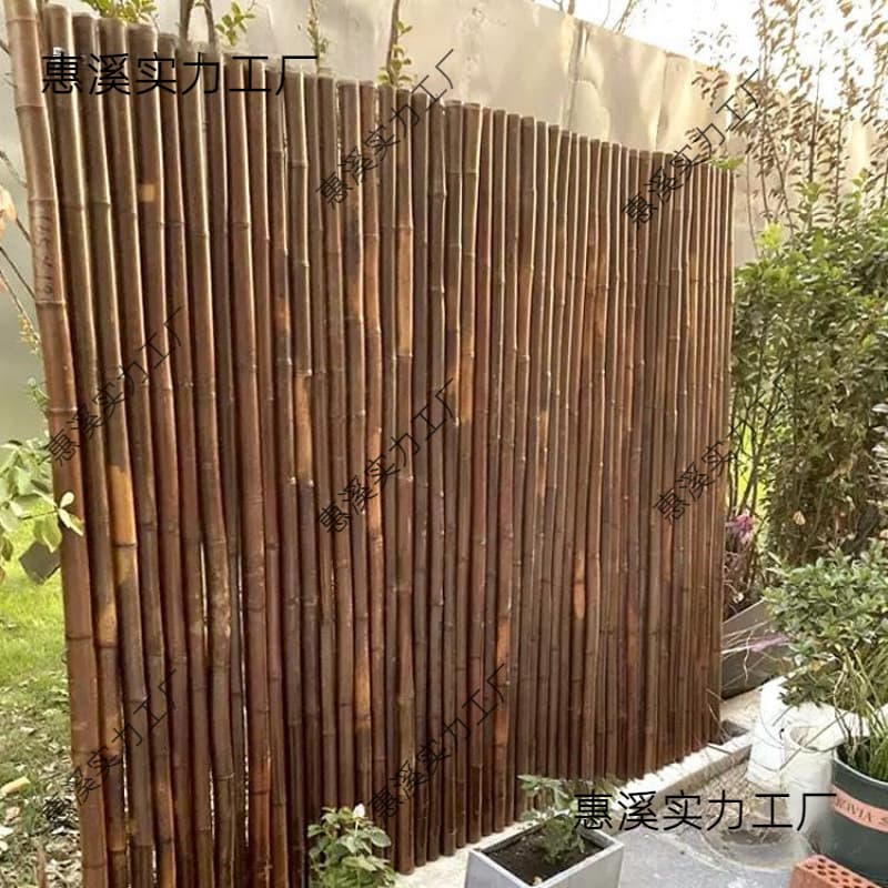 Bamboo Fence Outdoor Garden Courtyard Decoration Partition Flower Bed Fence Balcony Flower Pot Fence