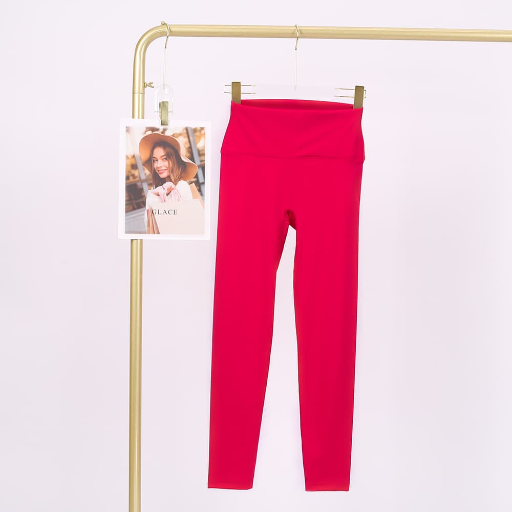 LULU 7/8 Length Women's Cross-Border Barely-There Yoga Leggings Peach Butt Lifting Training Fitness Long Pants Stretch Sportswear