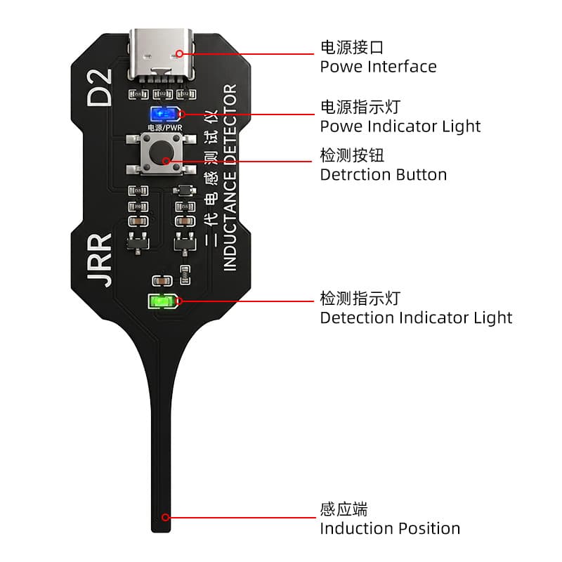 New V2.0 Inductor Tester Simple Operation High Precision Stable Factory Inductor Detection Tool