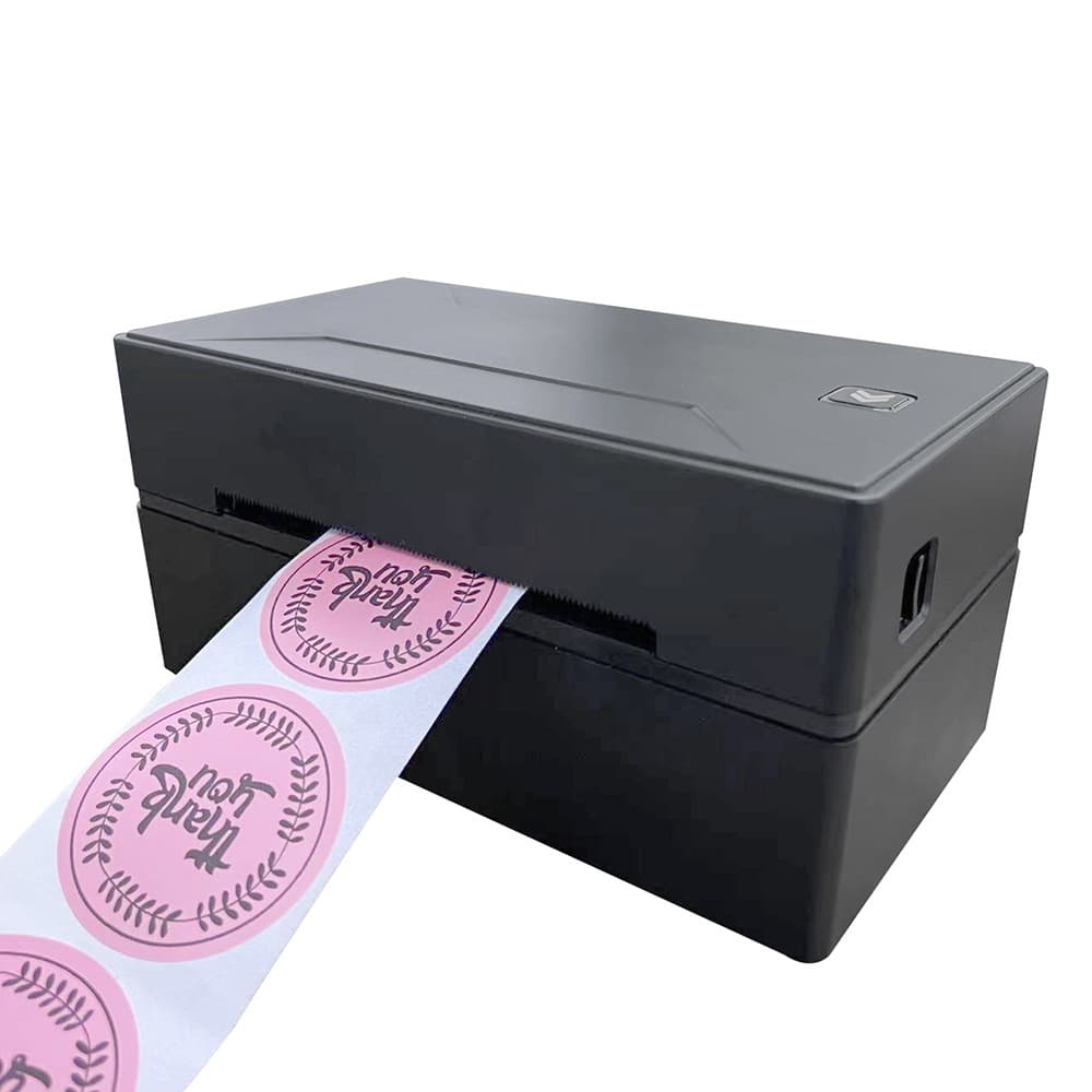 Color Adhesive Thermal Label Paper, Round Labels