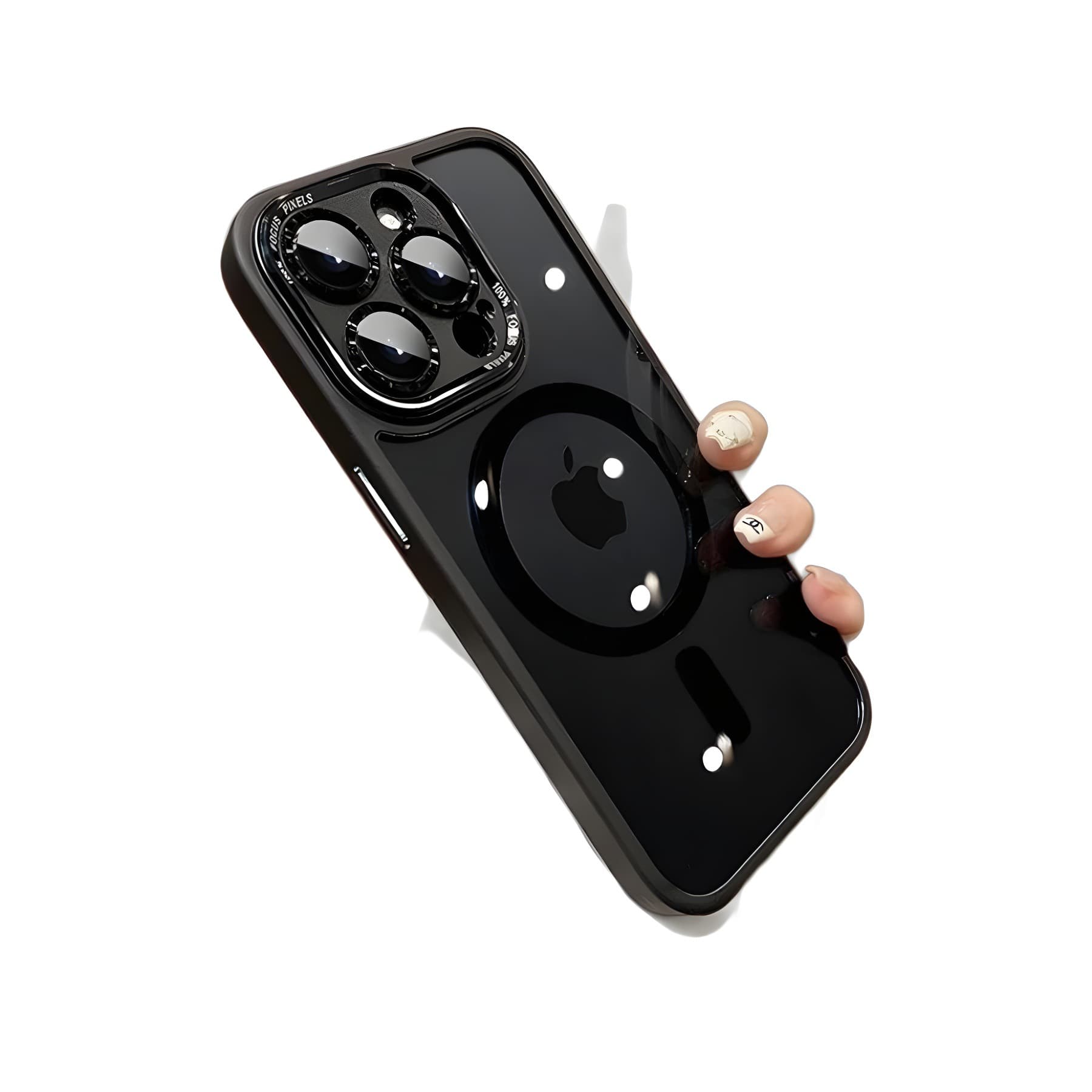 Suitable for Apple 17 Pro Max Phone Case, New High-End iPhone 16 Magnetic Metal Lens 15 Protective Case