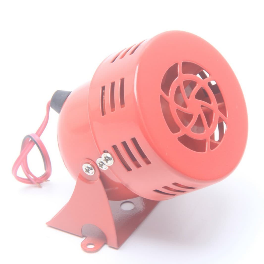 12V/24V Car Horn Buzzer Motorcycle Wind Blade Horn Air Raid Siren Horn