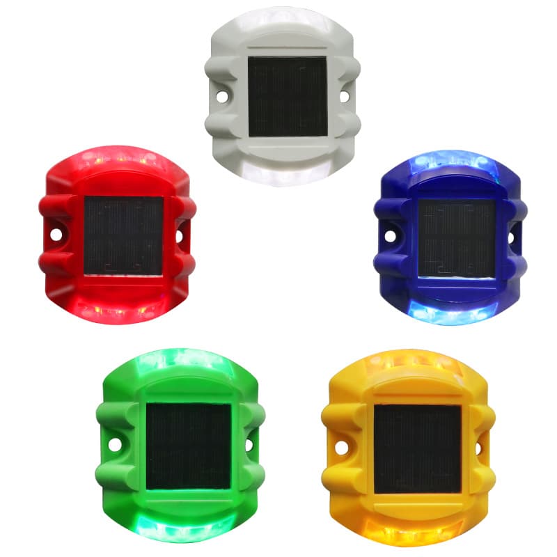 Factory Source Lawn Light, Municipal Fence Step Garden Light, Solar Plastic Bridge Landscape Stud, Reflective