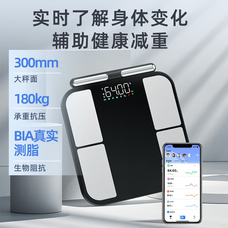 Lefu 8-Electrode Body Fat Scale Electronic Scale Home Weight Scale Smart Accurate Fitness Body Scale