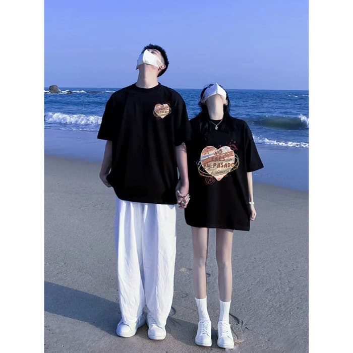 【Combed Pure Cotton】Sexy Summer Short-Sleeved Top with Stylish Design for Couples