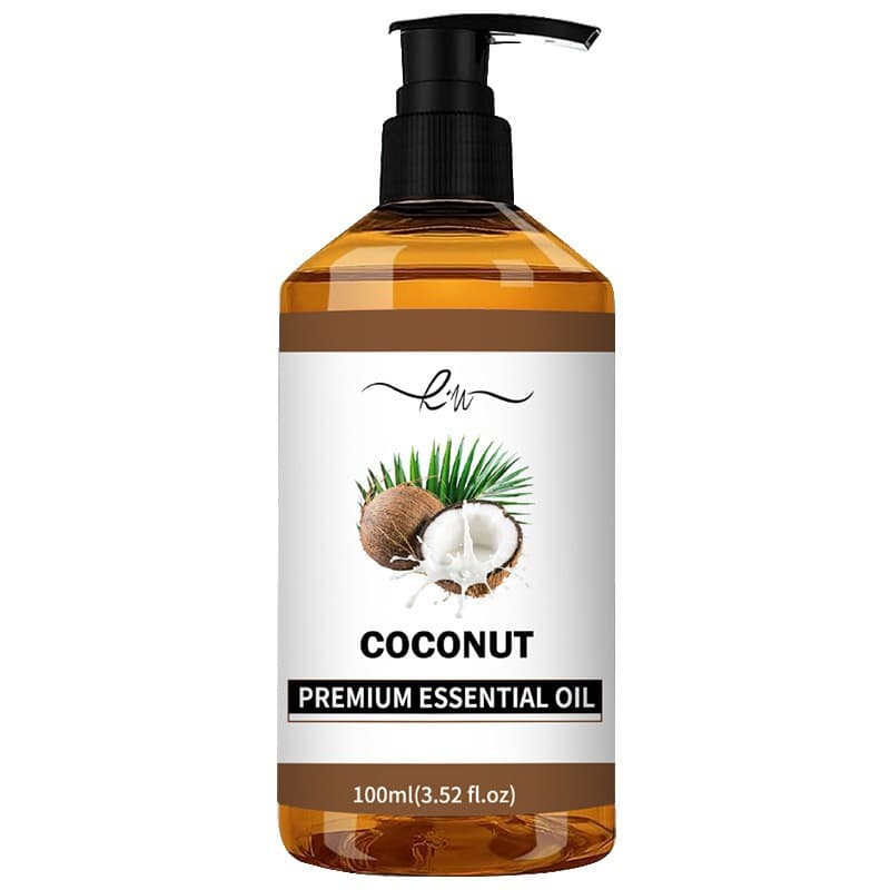 Cross-border 100ml plant-based lavender, ginger, mugwort hair massage oil, coconut chamomile essential oil