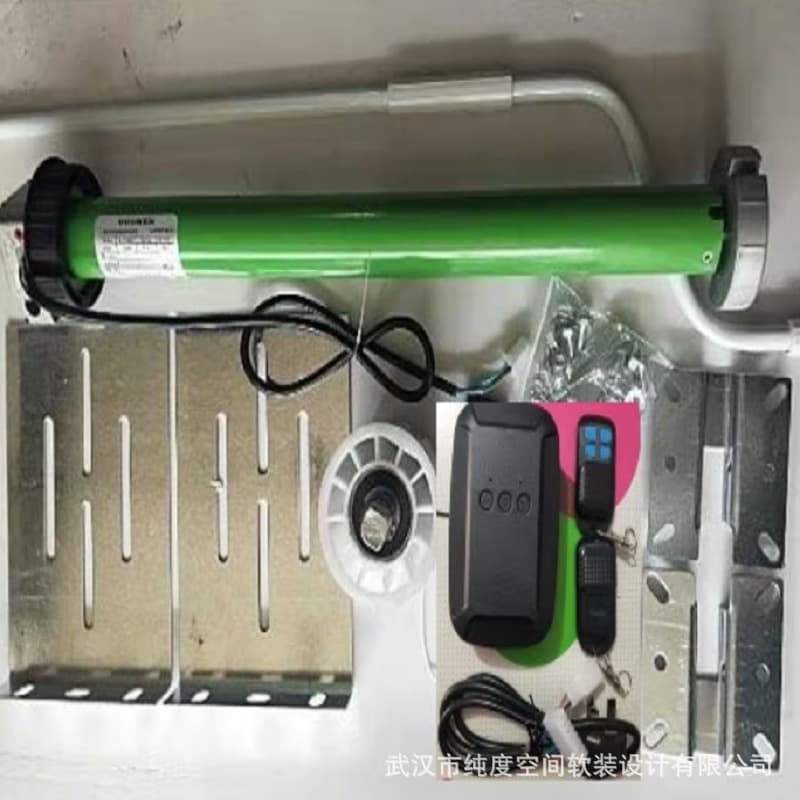 Tubular Motor Electric Curtains Sunshade Awning Rolling Shutter Door Indoor Sunshade Remote Control Single Channel Multi-Channel