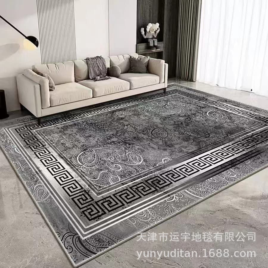 Foreign trade light luxury living room carpets, sofa rugs, coffee table rugs, bedside rugs, conference room floor mats, foot mats manufacturer, labeling and drop shipping available.