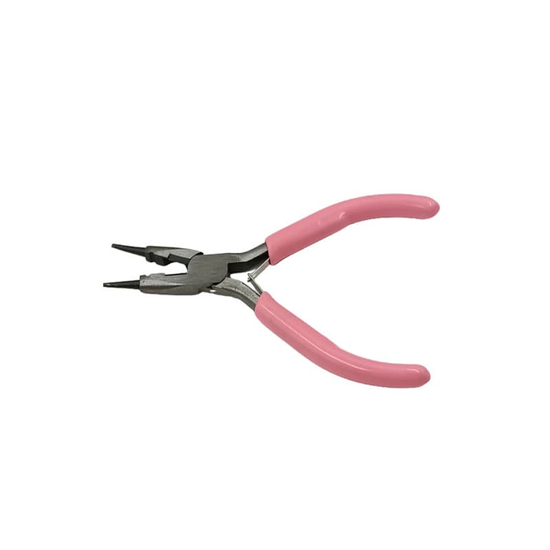 Jewelry DIY Multi-Purpose Pliers Set: Needle Nose, Flat Nose, Round Nose, Side Cutter, 5-Inch Mini Pliers
