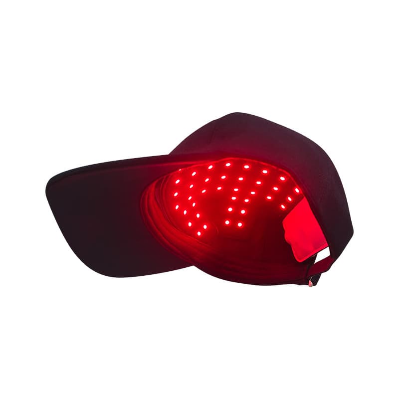 LED red light hat, popular home use, hair thickening and oil control, infrared and blue light scalp beauty device, red light hair growth hat.
