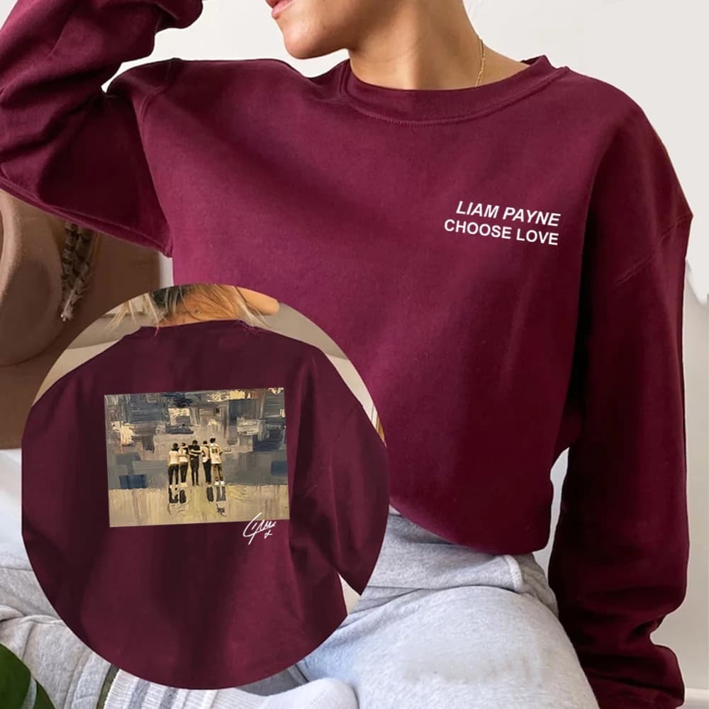 Vintage Liam Payne Tribute Sweatshirt Liam Payne Choose