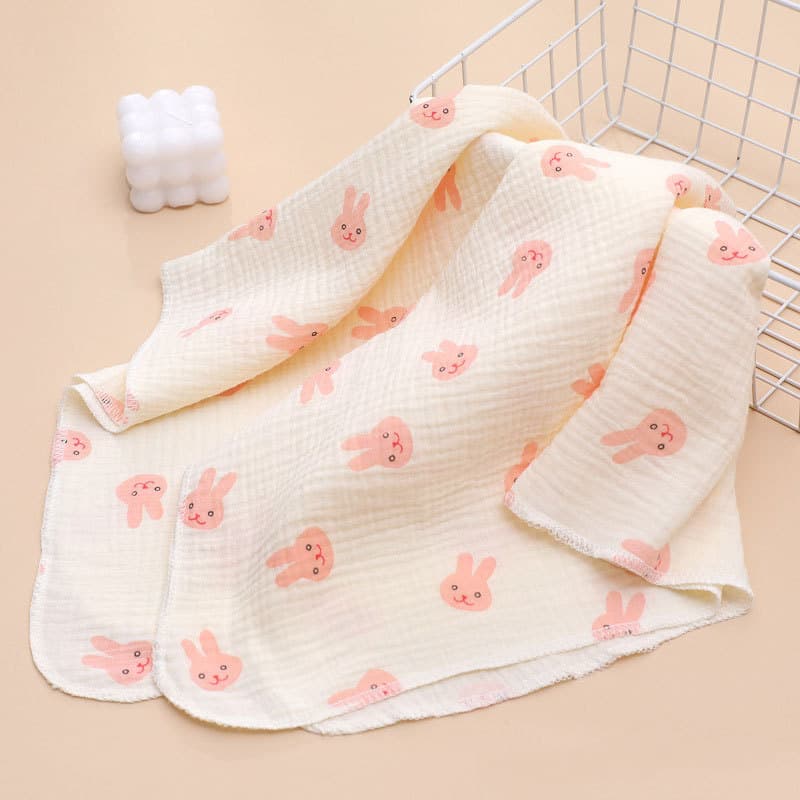 Baby Swaddle Double-Layer Cotton Gauze Class A Summer Newborn Bath Towel Delivery Room Swaddle Wrap Cross-Border