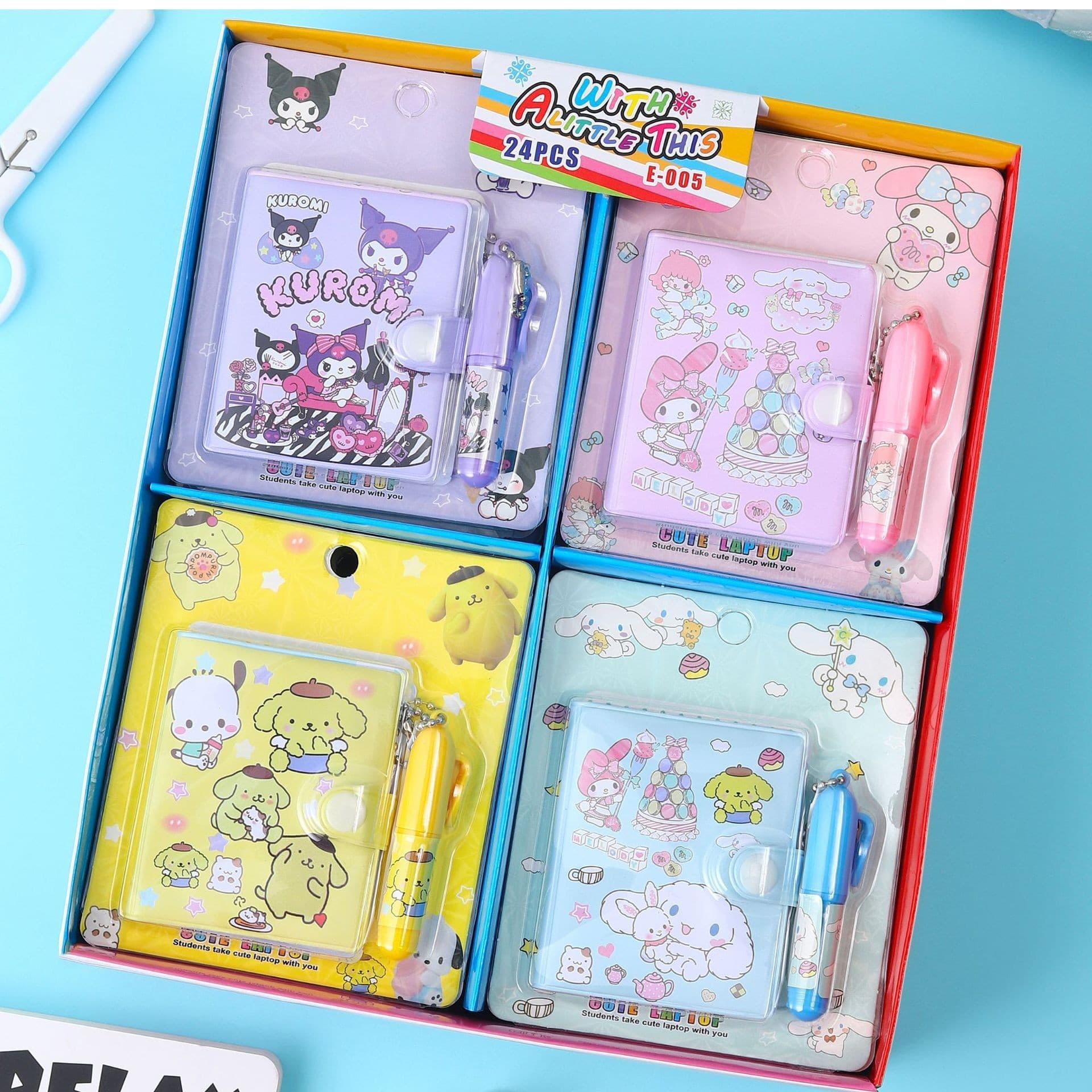 Export Hot Selling Star People With Pen Small Notebook Creative New Mini Ballpoint Pen Hand Account Notebook Set Student Stationery