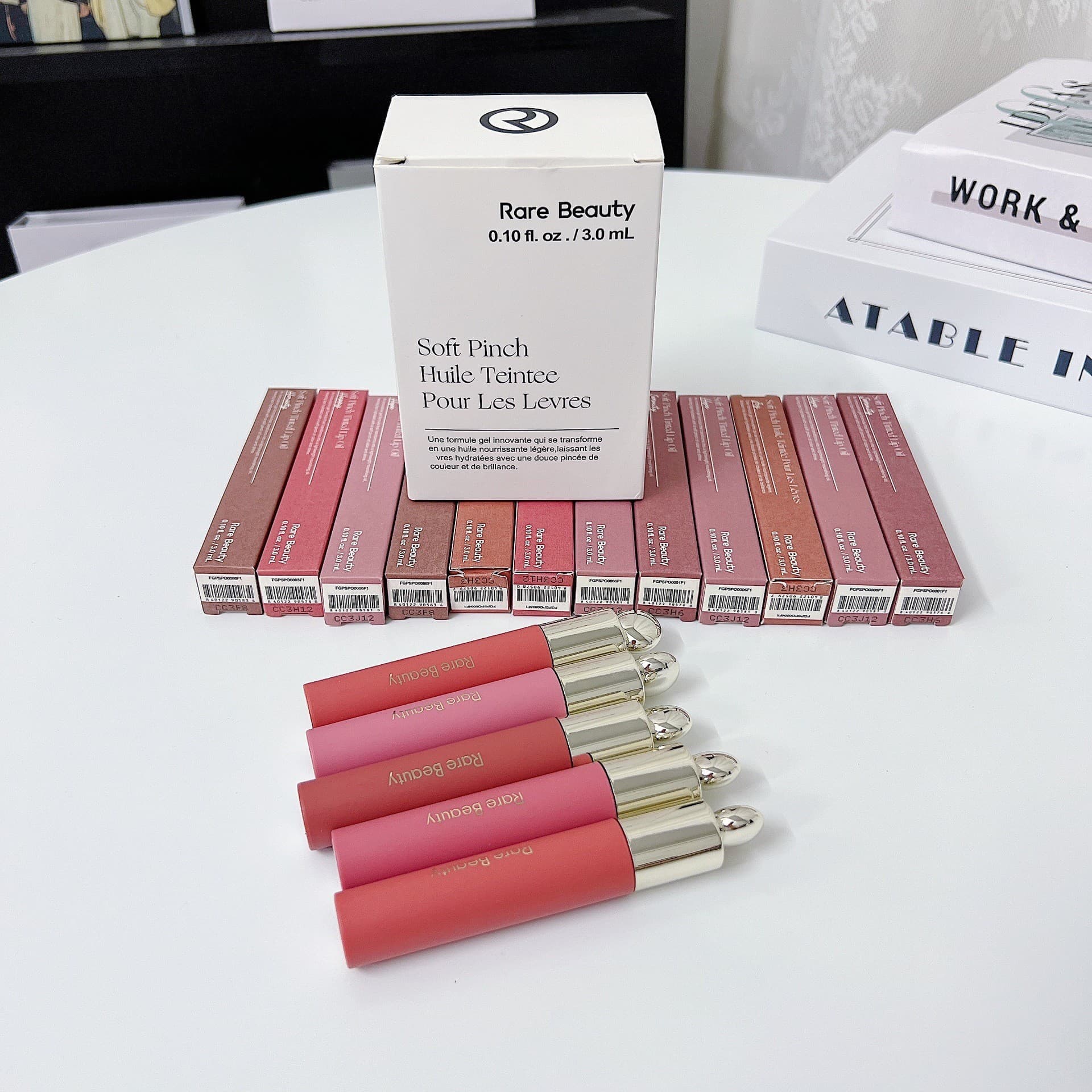 Cross-Border Rare Beauty Selena New Lip Gloss Lip Oil Full-Size 3ml Silky Lipstick Soft Mist Mirror Finish Hope