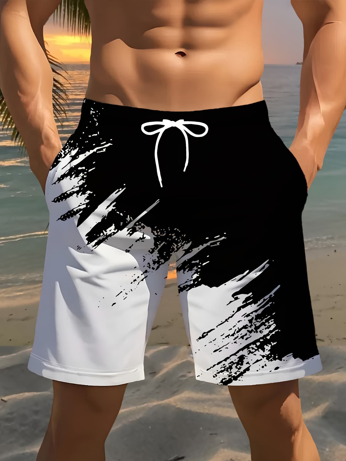 2025 Summer Men's Casual Fashion Simple Trendy Shorts Are Comfortable and Breathable