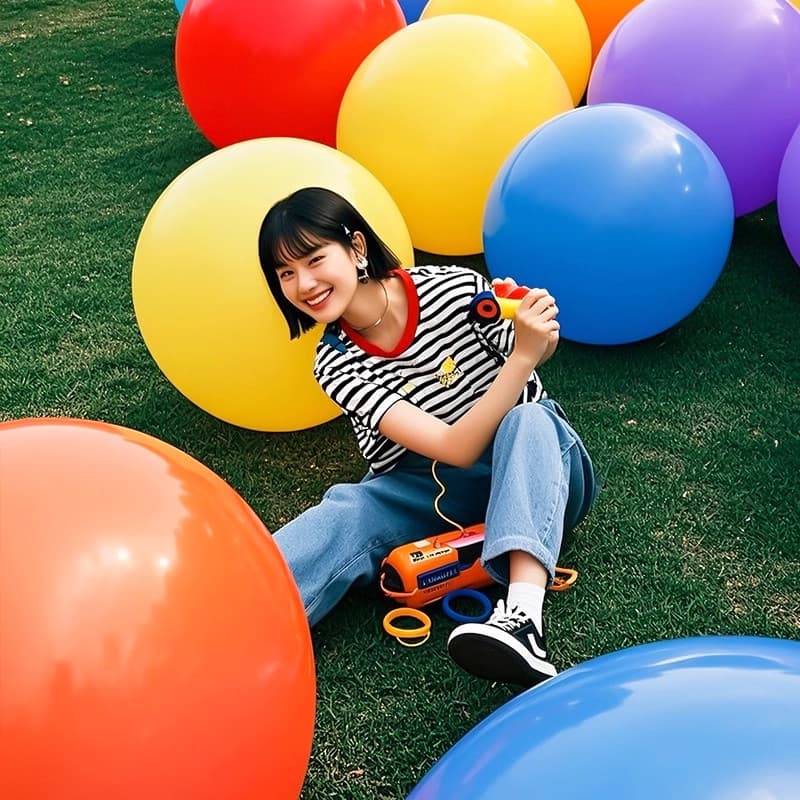 Outdoor Large Balloon Thickened 36-Inch Burst-Proof New Extra-Large Balloon Toy for Children's Park Lawn Stalls Photo Props