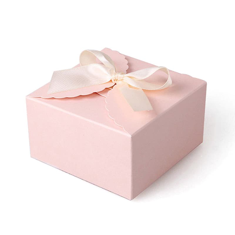 Solid color, fresh and simple handmade soap square folding gift box, in stock, small size, recommended by Xiaohongshu (Little Red Book) for wedding candy boxes.