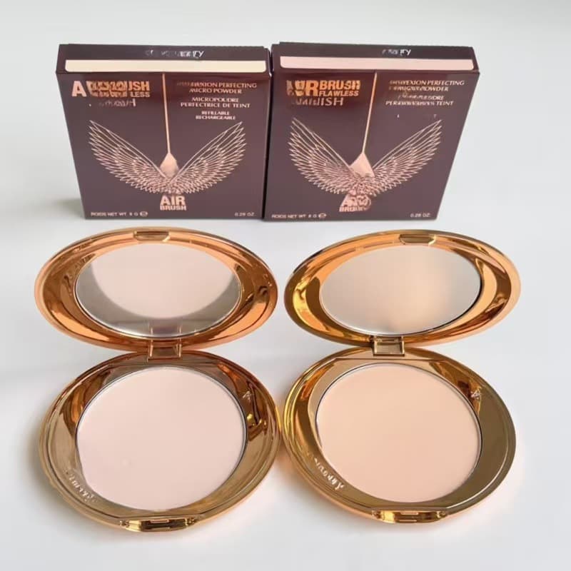 Cross Border Flawless Powder 8g Soft Focus 1FAIR Setting Oil Control Light Skin Matte Natural Long Lasting